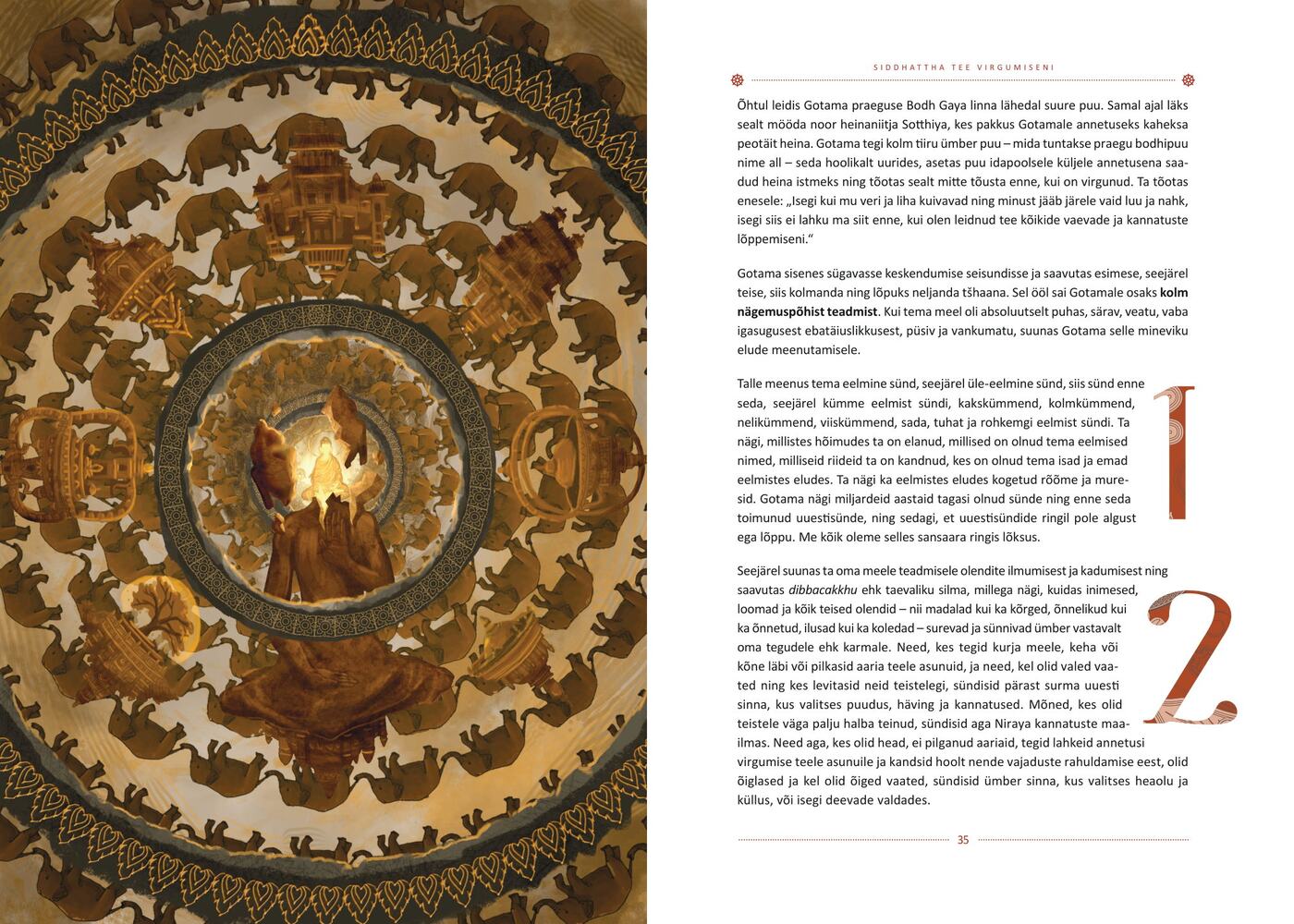 Siddhatthast Buddhaks lk 34-35