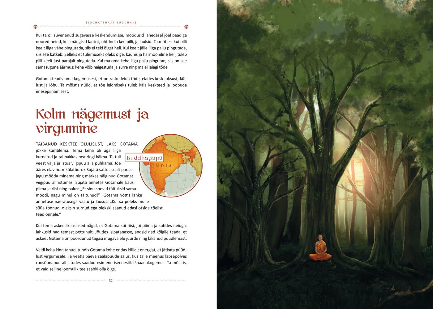 Siddhatthast Buddhaks lk 32-33