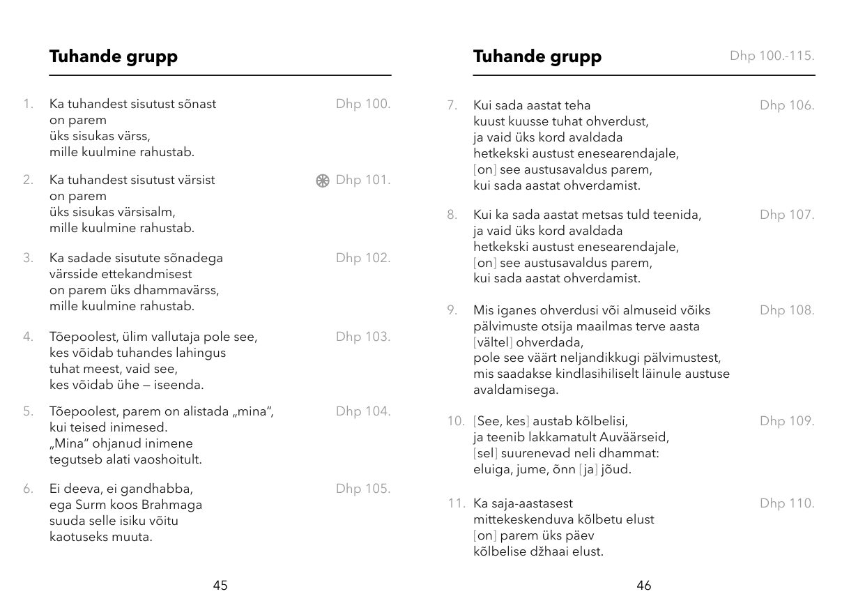 Dhammavärsid lk 26
