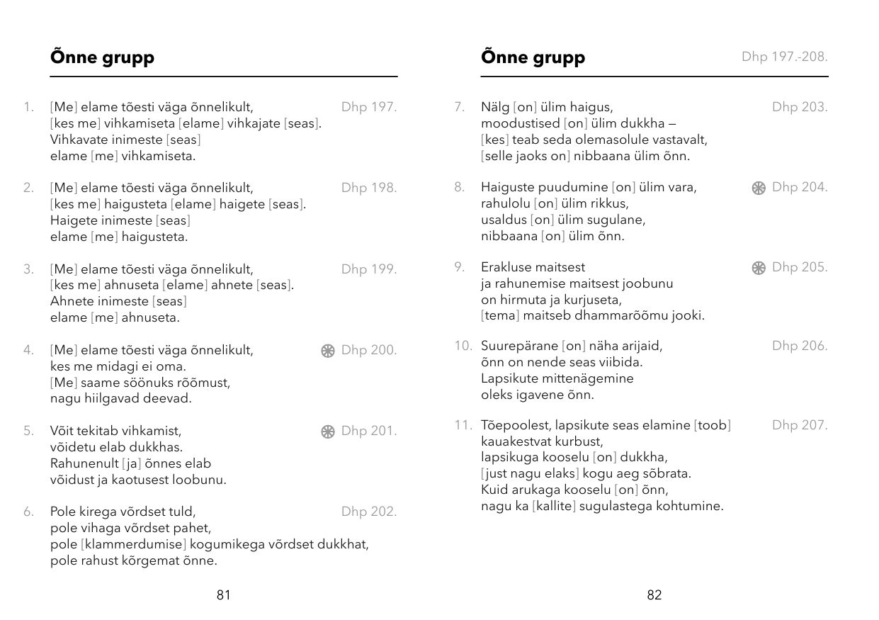 Dhammavärsid lk 44