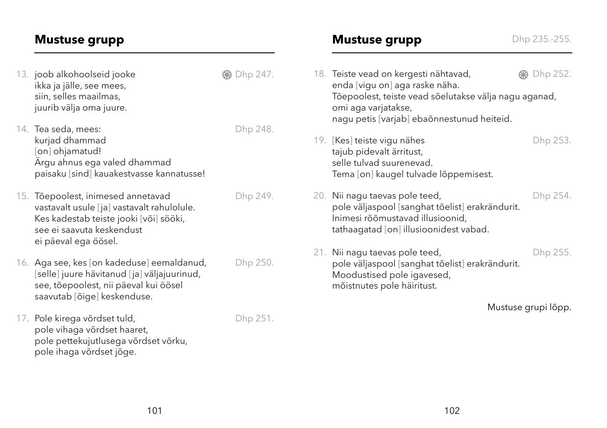 Dhammavärsid lk 54