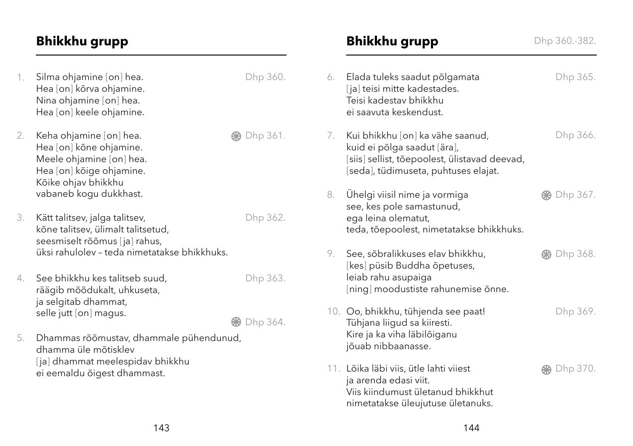 Dhammavärsid lk 75
