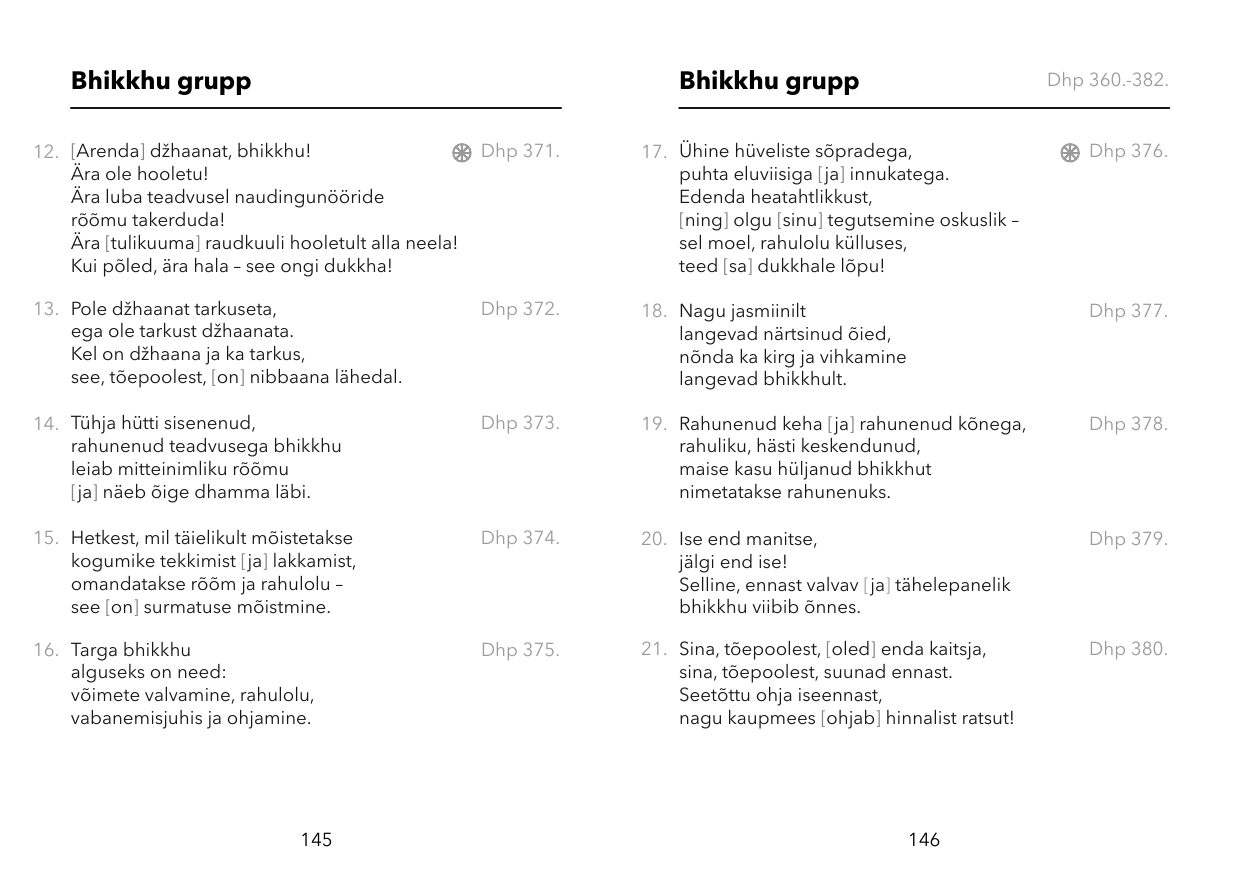 Dhammavärsid lk 76